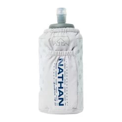 Nathan ExoDraw 2.0 (18oz) Handheld Water Bottle - Vapor Grey/Estate Blue