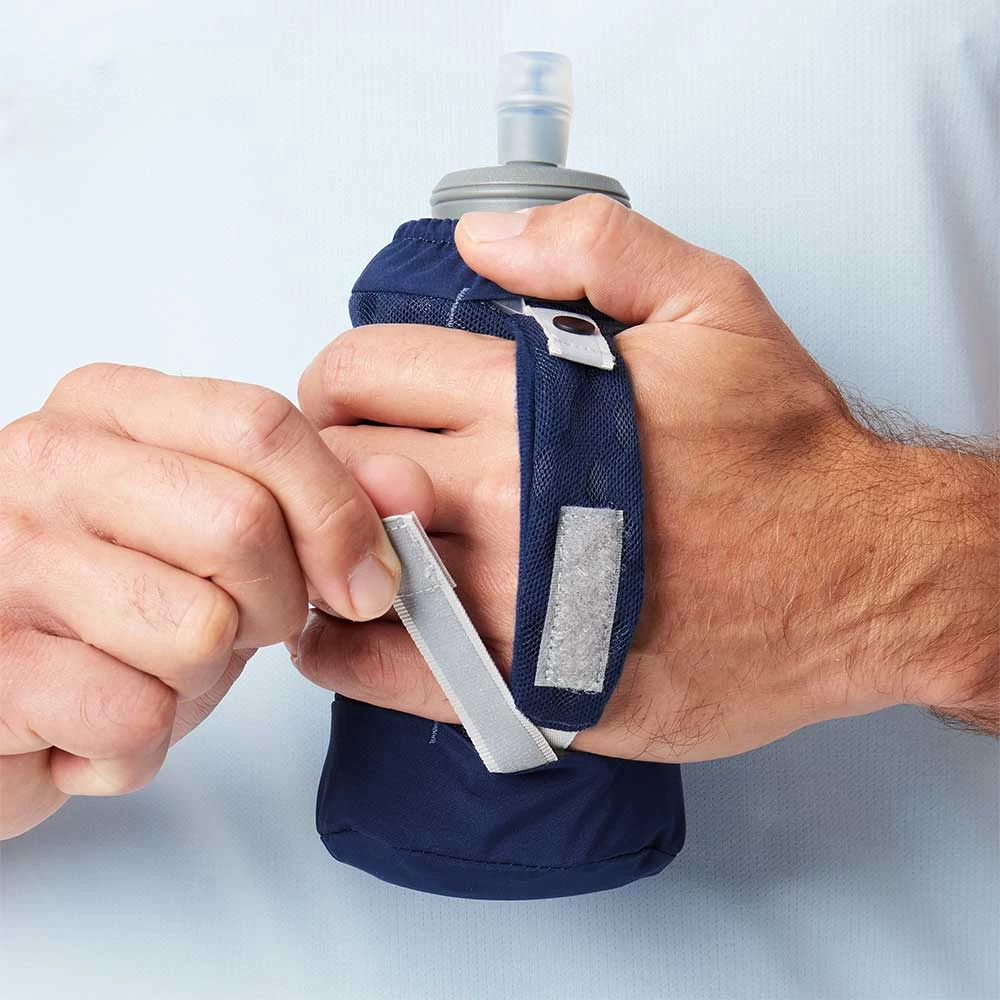 Nathan ExoDraw 2.0 (18oz) Handheld Water Bottle - Estate Blue/Periwinkle 6 Nathan ExoDraw 2.0 (18oz) Handheld Water Bottle - Estate Blue/Periwinkle - Image 6