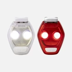 Nathan HyperBrite Mini 2 Pack - Silver/Chili Pepper White