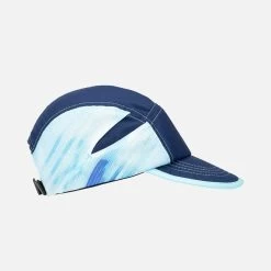 Nathan Unisex RunCool Ice Run Hat - Astral Aura/Blue Radiance -Sportswear Sales Store NS5400 0518 RunCoolIceRunHat side