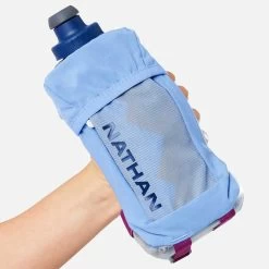 Nathan QuickSqueeze Insulated 18oz Bottle- Periwinkle/Estate Blue