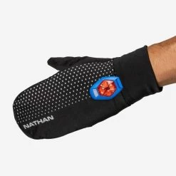 Nathan HyperNight Reflective Convertible Mitt - Black/Geo Print -Sportswear Sales Store NSE825 1 720x 74187070 ed5c 472f 835a 3b460ae506f9