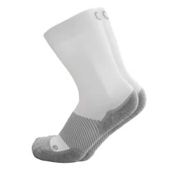 WP4+ Wide Wellness Performance Crew Sock - White