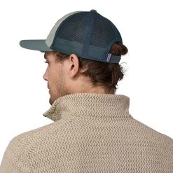 Patagonia Line Logo Ridge LoPro Trucker Hat - Sleet Green -Sportswear Sales Store POS WBF23 38285 STGN CK2