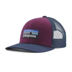 Patagonia Unisex P-6 Logo Trucker Hat - Night Plum
