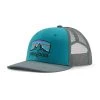 Patagonia Unisex Fitz Roy Horizons Trucker Hat - Belay Blue