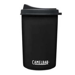 Camelbak MultiBev 17 Oz Bottle / 12 Oz Cup Insulated Stainless Steel - Black/Black -Sportswear Sales Store R21 MultiBev Cup12oz Lid Bla