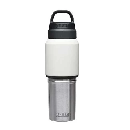 Camelbak MultiBev 17 Oz Bottle / 12 Oz Cup Insulated Stainless Steel - White/White 7 Camelbak MultiBev 17 Oz Bottle / 12 Oz Cup Insulated Stainless Steel - White/White - Image 7