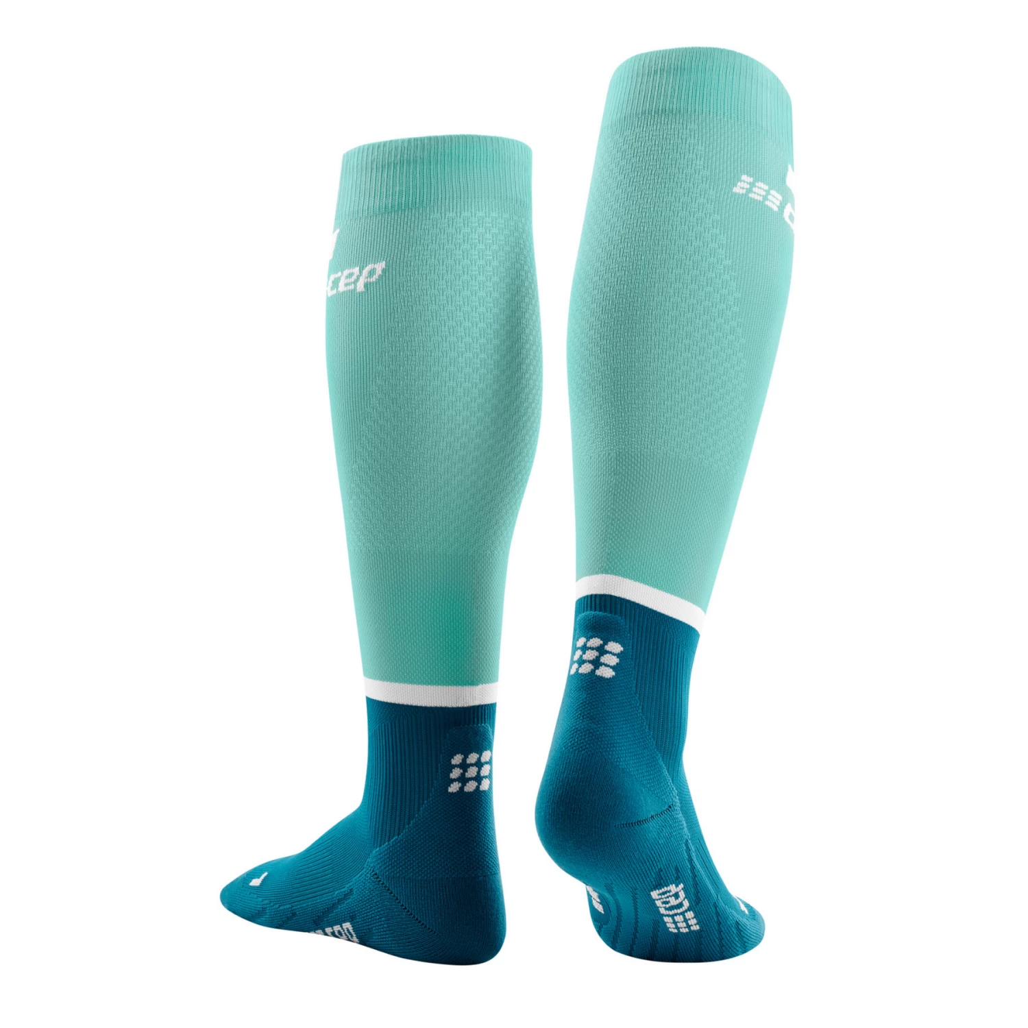 CEP Women's The Run Compression Socks 4.0 - Ocean/Petrol 2 CEP Women's The Run Compression Socks 4.0 - Ocean/Petrol - Image 2