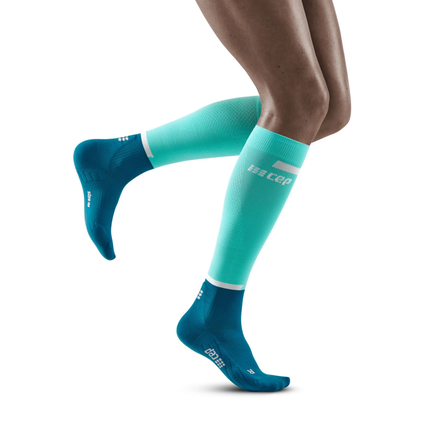 CEP Women's The Run Compression Socks 4.0 - Ocean/Petrol 4 CEP Women's The Run Compression Socks 4.0 - Ocean/Petrol - Image 4