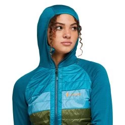 Cotopaxi Women's Capa Insulated Hooded Jacket - Gulf/Pine 17 Cotopaxi Women's Capa Insulated Hooded Jacket - Gulf/Pine -Sportswear Sales Store S23 W Capa Hybrid Insulated Hooded Jacket Gulf Pine 10