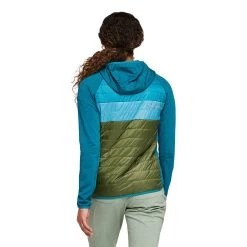 Cotopaxi Women's Capa Insulated Hooded Jacket - Gulf/Pine 13 Cotopaxi Women's Capa Insulated Hooded Jacket - Gulf/Pine -Sportswear Sales Store S23 W Capa Hybrid Insulated Hooded Jacket Gulf Pine 6
