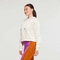 Cotopaxi Women's Do Good Organic Crop Pullover Hoodie - Bone -Sportswear Sales Store S23 W Do Good Organic Crop Sweatshirt Bone 2