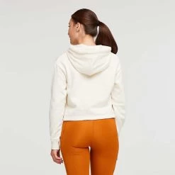 Cotopaxi Women's Do Good Organic Crop Pullover Hoodie - Bone -Sportswear Sales Store S23 W Do Good Organic Crop Sweatshirt Bone 3
