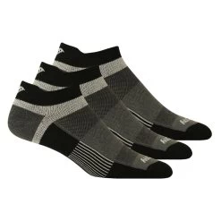 Saucony Unisex Inferno Ultralight No Show Socks - Black 3-pack