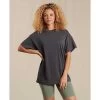 Women's Primo Oversized Short Sleeve Crew - Soot