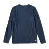 Vuori Men's Long-Sleeve Strato Tech Tee - Navy Heather