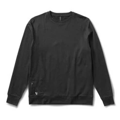 Vuori Ponto Performance Crew - Black Heather