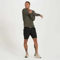 Vuori Men's Ponto Short - Black Heather 12 Vuori Men's Ponto Short - Black Heather -Sportswear Sales Store V344HBK 5 a59d8c58 8aa4 4fc7 b7e4 dd2967a2f852 1200x crop center jpg