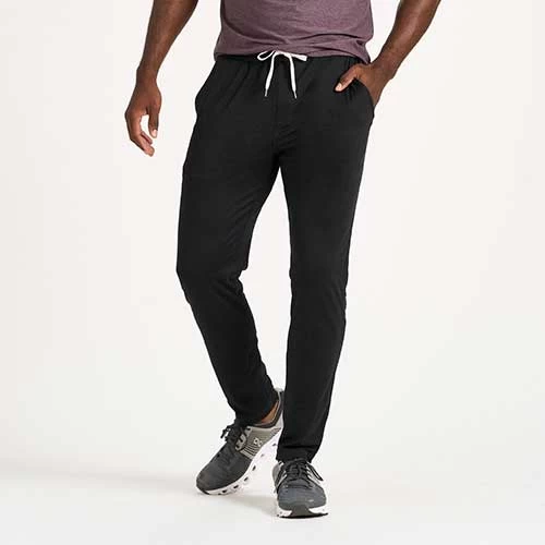 Vuori Men's Ponto Performance Pant - Black Heather 2 Vuori Men's Ponto Performance Pant - Black Heather - Image 2