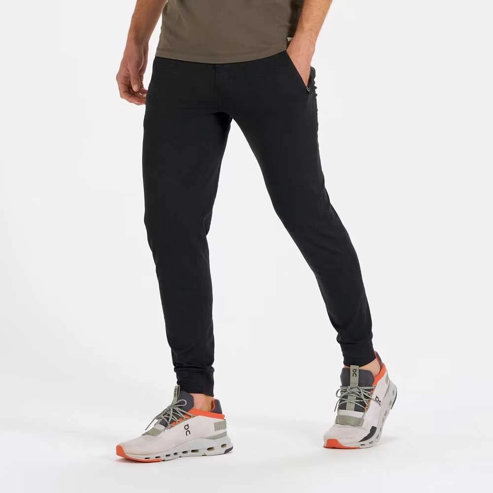 Vuori Men's Ponto Performance Jogger - Black Heather 3 Vuori Men's Ponto Performance Jogger - Black Heather - Image 3