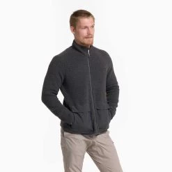 Vuori Men's Idyllwild Sherpa Jacket - Charcoal -Sportswear Sales Store V543CCL 1033 1200x crop center jpg