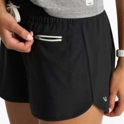 Vuori Women's Clementine Short 4in - Black -Sportswear Sales Store VW3004BLK 2521 1200x crop center jpg