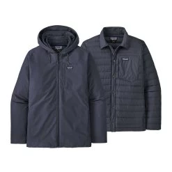 Patagonia Men's Downdrift 3-in-1 Jacket - Smolder Blue 5 Patagonia Men's Downdrift 3-in-1 Jacket - Smolder Blue -Sportswear Sales Store WBF22 20765 SMDB