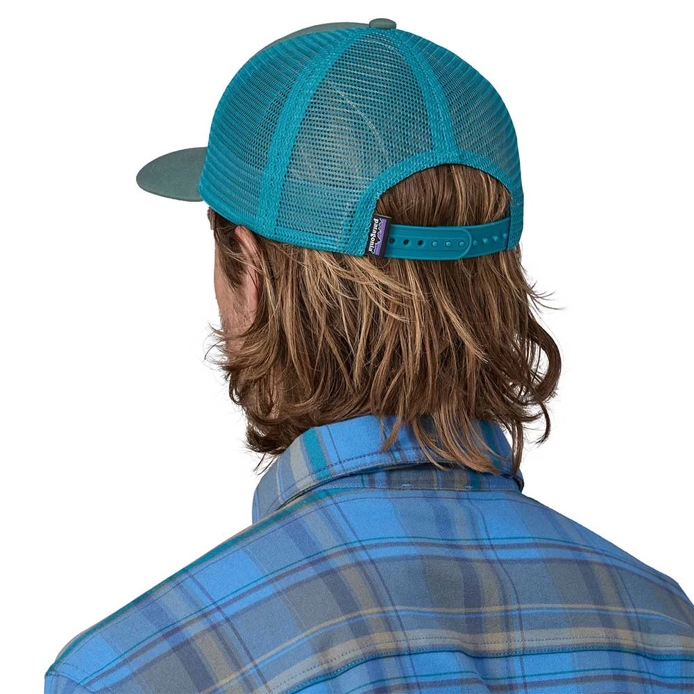 Patagonia Unisex P-6 Logo Trucker Hat - Nouveau Green 3 Patagonia Unisex P-6 Logo Trucker Hat - Nouveau Green - Image 3