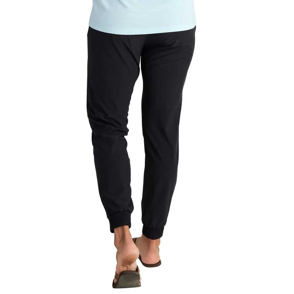 Women's Bamboo-Lined Breeze Pull On Jogger - Black 3 Women's Bamboo-Lined Breeze Pull On Jogger - Black - Image 3