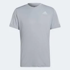 ADIDAS Men's Own The Run Tee - Halo Silver
