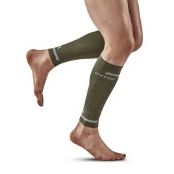 CEP The Run Compression Calf Sleeves 4.0 - Olive -Sportswear Sales Store cep 4
