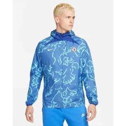 Nike Men's Chelsea AFW Soccer Jacket - Rush Blue/Chlorine Blue 8 Nike Men's Chelsea AFW Soccer Jacket - Rush Blue/Chlorine Blue -Sportswear Sales Store chelsea fc awf football jacket vNBw82