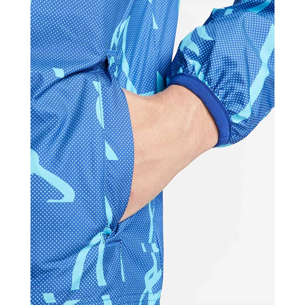 Nike Men's Chelsea AFW Soccer Jacket - Rush Blue/Chlorine Blue 6 Nike Men's Chelsea AFW Soccer Jacket - Rush Blue/Chlorine Blue - Image 6