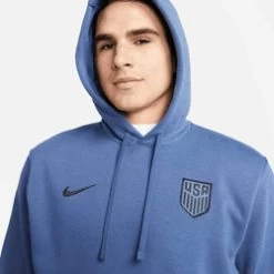 Nike Men's USA Club Fleece Pullover Soccer Hoodie- Mystic Navy/Black -Sportswear Sales Store download 10 15e43bc8 66b4 4e78 b015 cd31c54b65cb