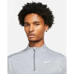 Men's Nike DriFIT Element 1/2 Zip Running Top - Smoke Grey/Grey Fog/Reflective Silver 15 Men's Nike DriFIT Element 1/2 Zip Running Top - Smoke Grey/Grey Fog/Reflective Silver -Sportswear Sales Store dri fit element mens 1 4 zip running top q04tXT 2