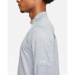 Men's Nike DriFIT Element 1/2 Zip Running Top - Smoke Grey/Grey Fog/Reflective Silver 16 Men's Nike DriFIT Element 1/2 Zip Running Top - Smoke Grey/Grey Fog/Reflective Silver -Sportswear Sales Store dri fit element mens 1 4 zip running top q04tXT 3