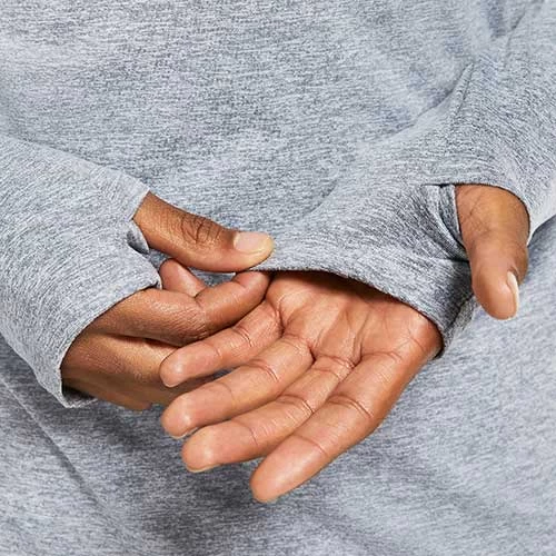 Men's Nike DriFIT Element 1/2 Zip Running Top - Smoke Grey/Grey Fog/Reflective Silver 9 Men's Nike DriFIT Element 1/2 Zip Running Top - Smoke Grey/Grey Fog/Reflective Silver - Image 9