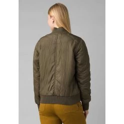 Prana Women's Esla Bomber Jacket - Slate Green -Sportswear Sales Store esla 2