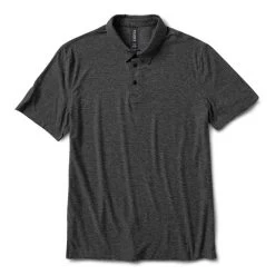 Vuori Men's Strato Tech Polo - Charcoal Heather