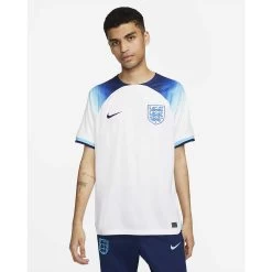 Nike Men's England 2022/23 Dri-FIT Home Stadium Jersey - White/Blue Fury