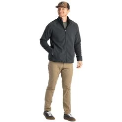 Men's Gridback Fleece Jacket - Black Sand -Sportswear Sales Store gridback fleece jacket black sand men 5