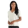 Women's Bamboo Heritage V Neck Tee - Whitecap