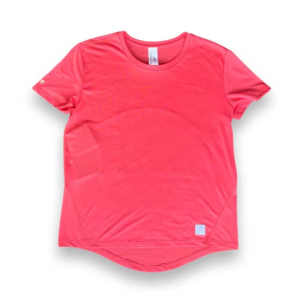 Women's EcoTech Short Sleeve - Dubarry/Light Gray Woven Gazelle Patch 1 Women's EcoTech Short Sleeve - Dubarry/Light Gray Woven Gazelle Patch