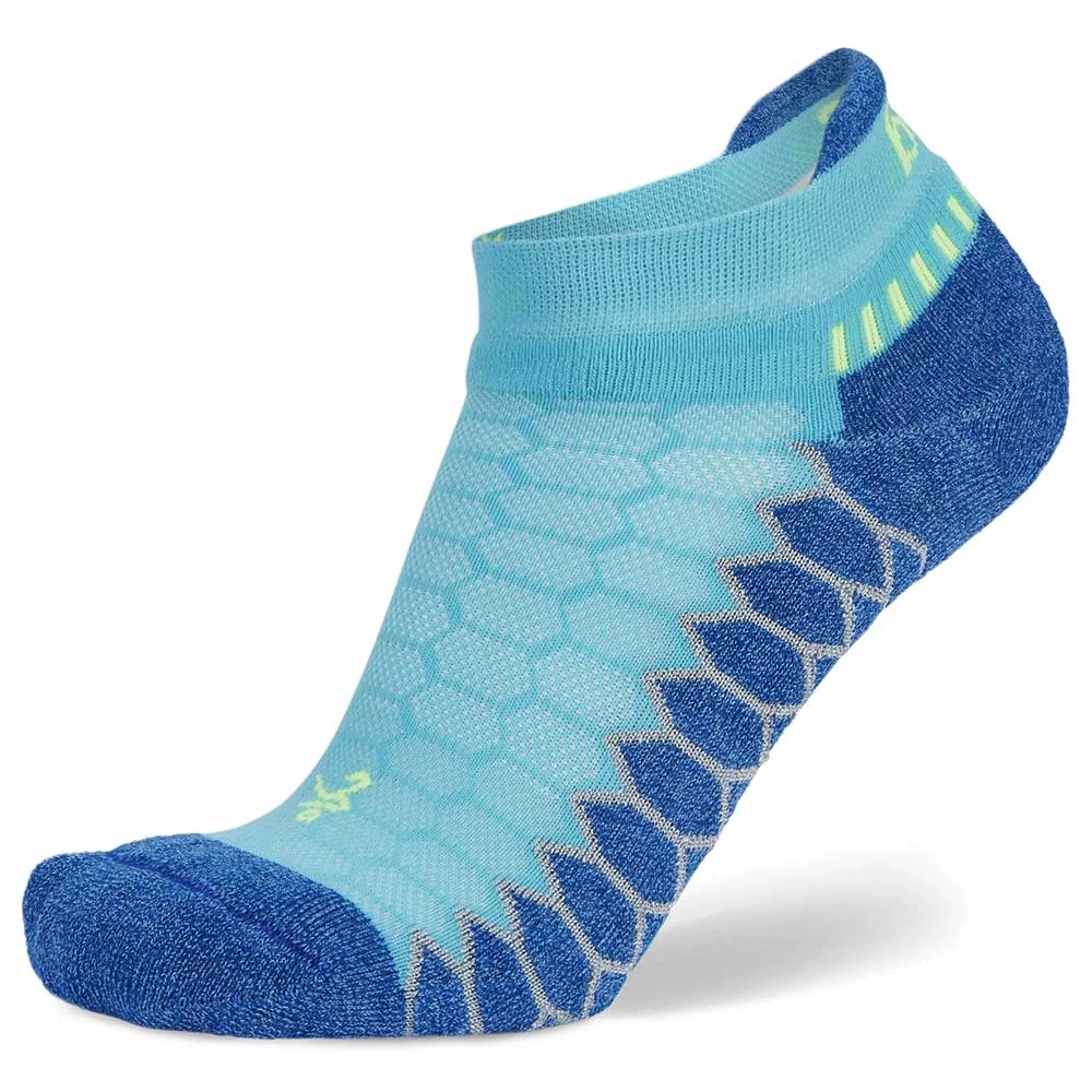 Balega Silver No Show Tab Running Socks - Cobalt 2 Balega Silver No Show Tab Running Socks - Cobalt - Image 2