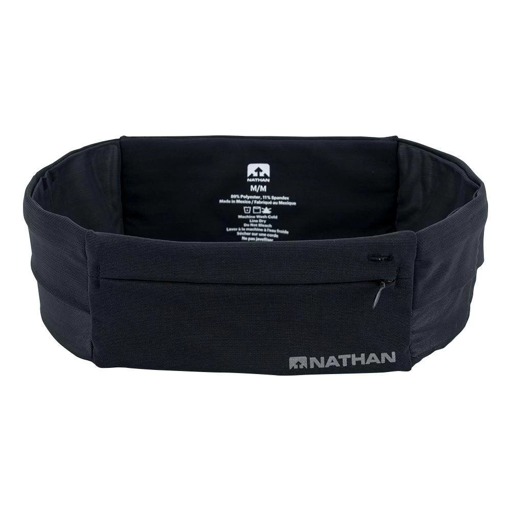 Nathan The Zipster Lite Training Waist Belt - Black 1 Nathan The Zipster Lite Training Waist Belt - Black