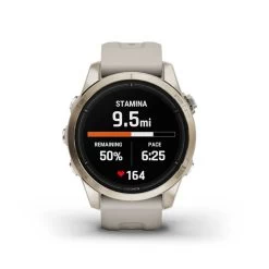 Garmin Epix 2 Pro 42mm Sapphire Watch - Soft Gold Steel With Light Sand Band -Sportswear Sales Store pd 06 xl