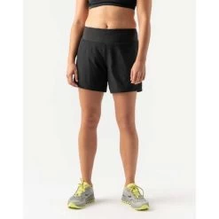 Women's Run Always Relax Low Rise 6in Shorts - Black