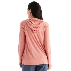 Women's Bamboo Slub Hoodie - Bright Clay -Sportswear Sales Store slub hoody bright clay women 2
