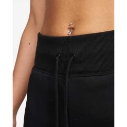 Nike Women's Fleece High Rise Pant Wide - Black -Sportswear Sales Store sportswear phoenix fleece womens high waisted wide leg sweatpants RZJZZH 2
